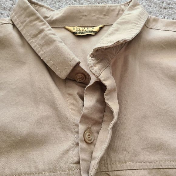 Shukr Tan Brown Button Up Long Sleeve Islamic Shirt Size XL EUC - Picture 9 of 10